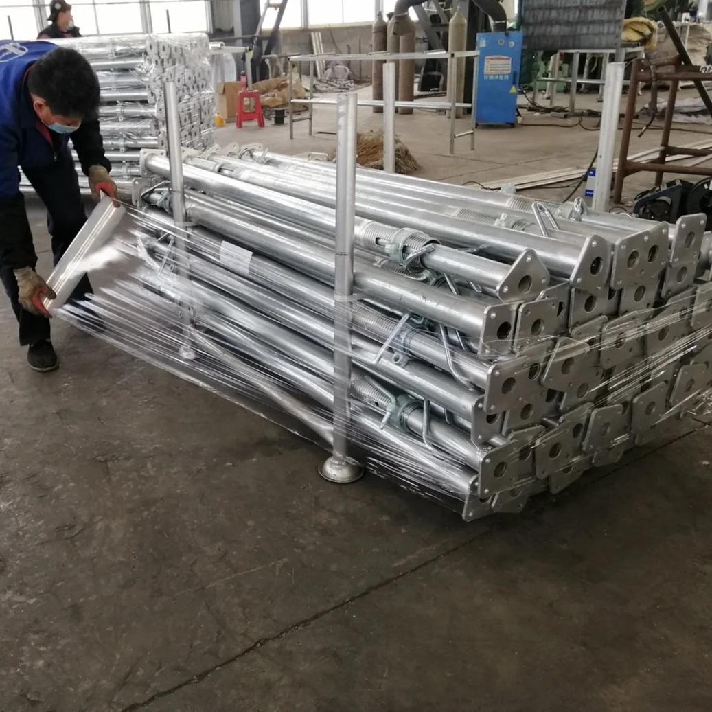 Puntales Metalicos Galvanizados 40/48mm 3 4 Metros Spanish Scaffolding Adjustable Shoring Props Construction Formwork