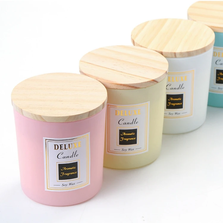  4oz 6oz 8oz 12oz Exclusive Customizeable High Quality Luxury Glass Candle Jars For Making Container With
