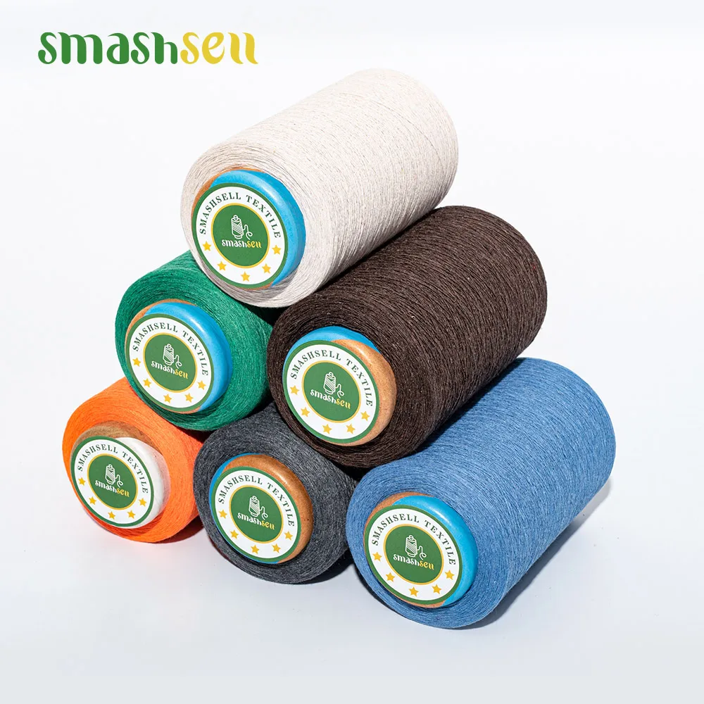 Smashsell Nm101 Superwash Wool Yarn Polyester 12Ply Textile Acrylic Yarn Cones Of Yarns Knting