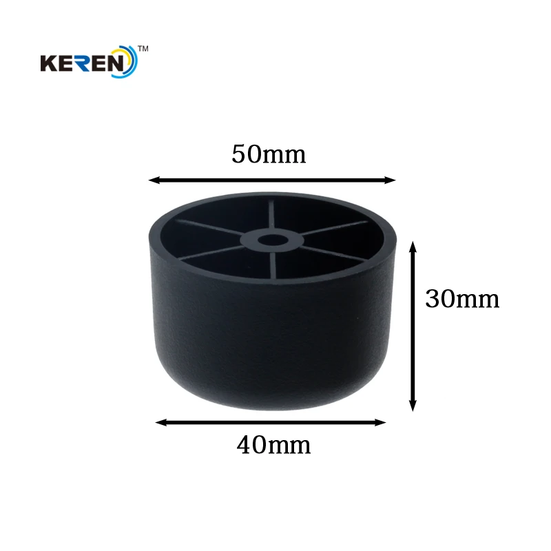 Высота 30 мм оптовая продажа новый дизайн черные ножки для мебели пластиковые дивана с пользовательским