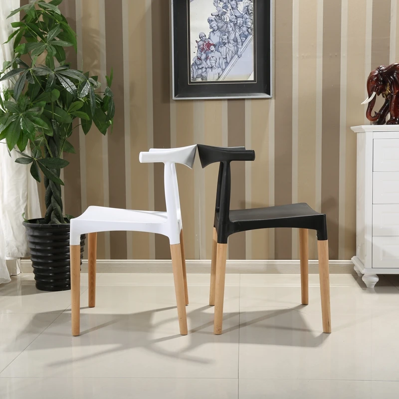 hot sale Wholesale hotel event modern plastic banquet chairs with wooden legs