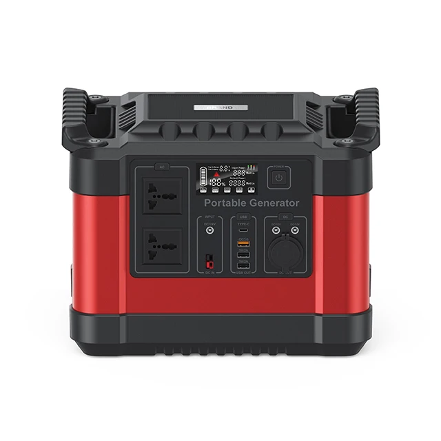 Electric Generator Solar Charging Ac Outlet Power Station 500w  1000w 1100wh