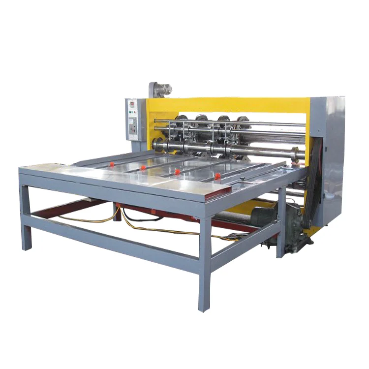 Corrugated cardboard RS4 slotter machine semi automatic carton box rotary slotting machine
