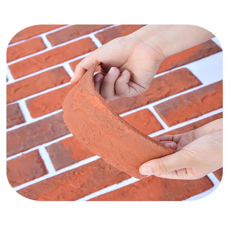 Flexible Clay Materials fireproof decoration Nature exterior wall tile soft stone
