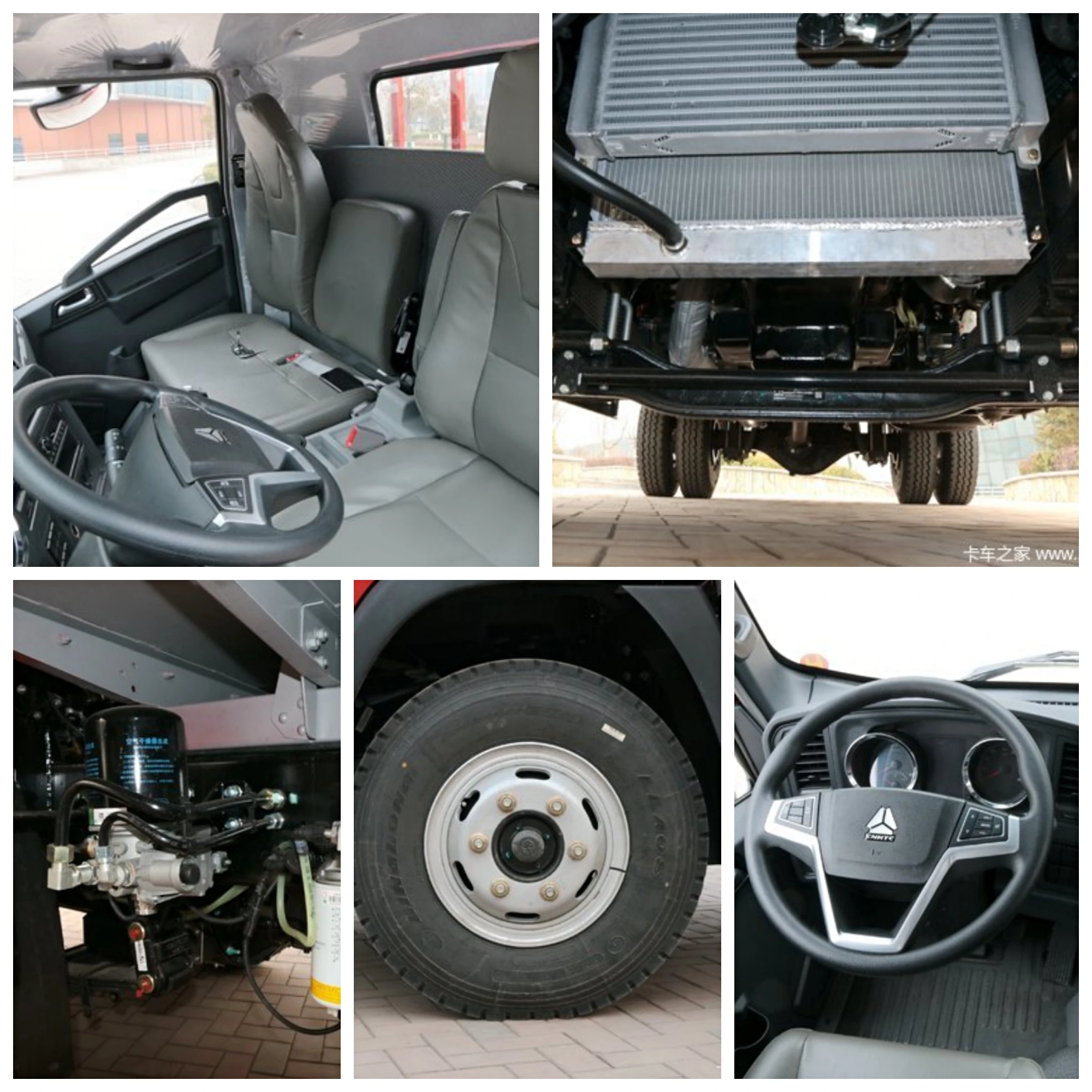 Famous brand HOWO 6 wheels 5 tons cargo truck on discount