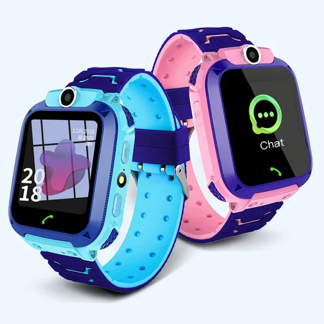 Gps Tracker Kids Smart Watch Sim Card Android Sport Water Proof Wear Bracelet Wristband Big Screen Child Smart Phone Watch