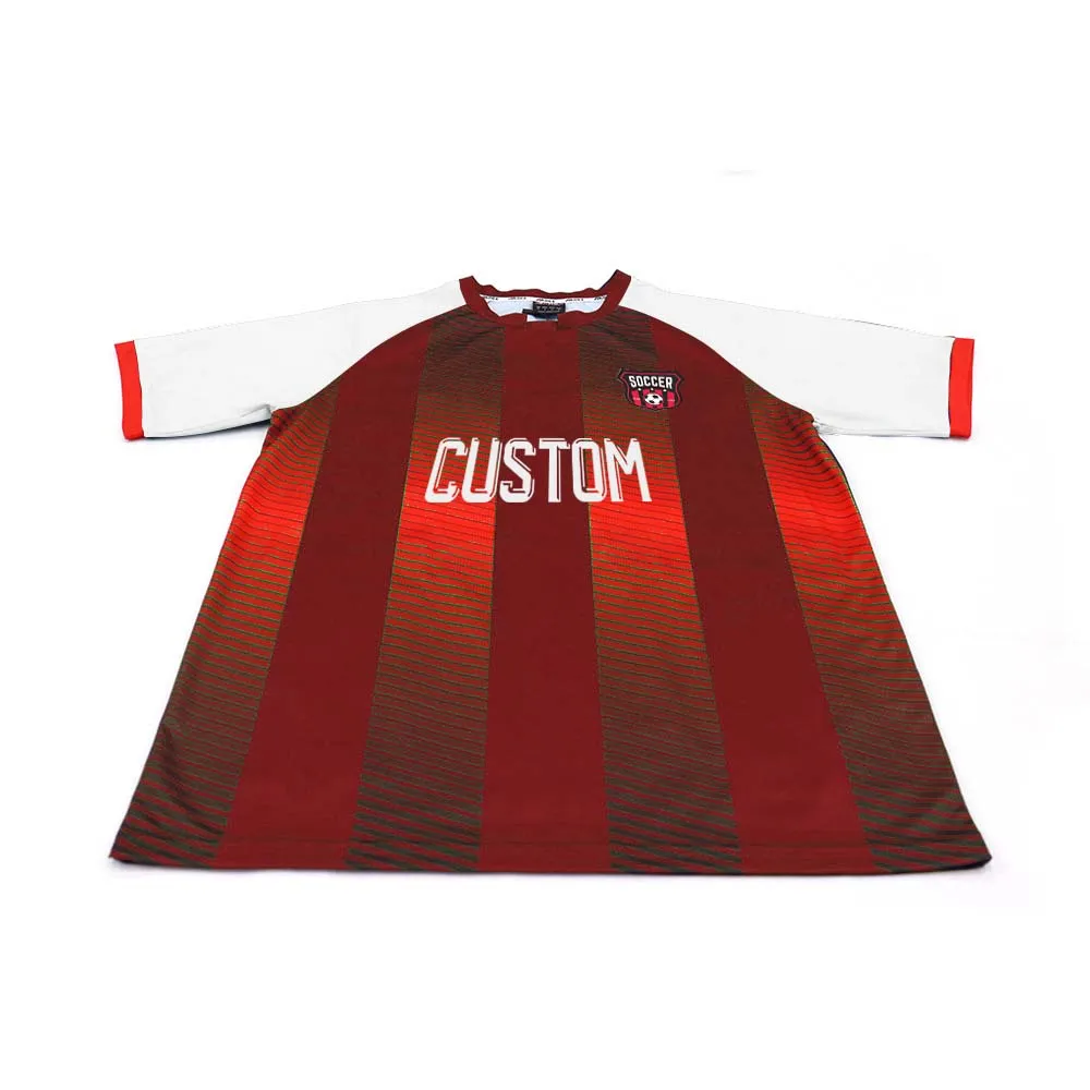 Wholesale Sublimation Men Kids Football Shirt Design Name Vintage Soccer Home Sports Jersey