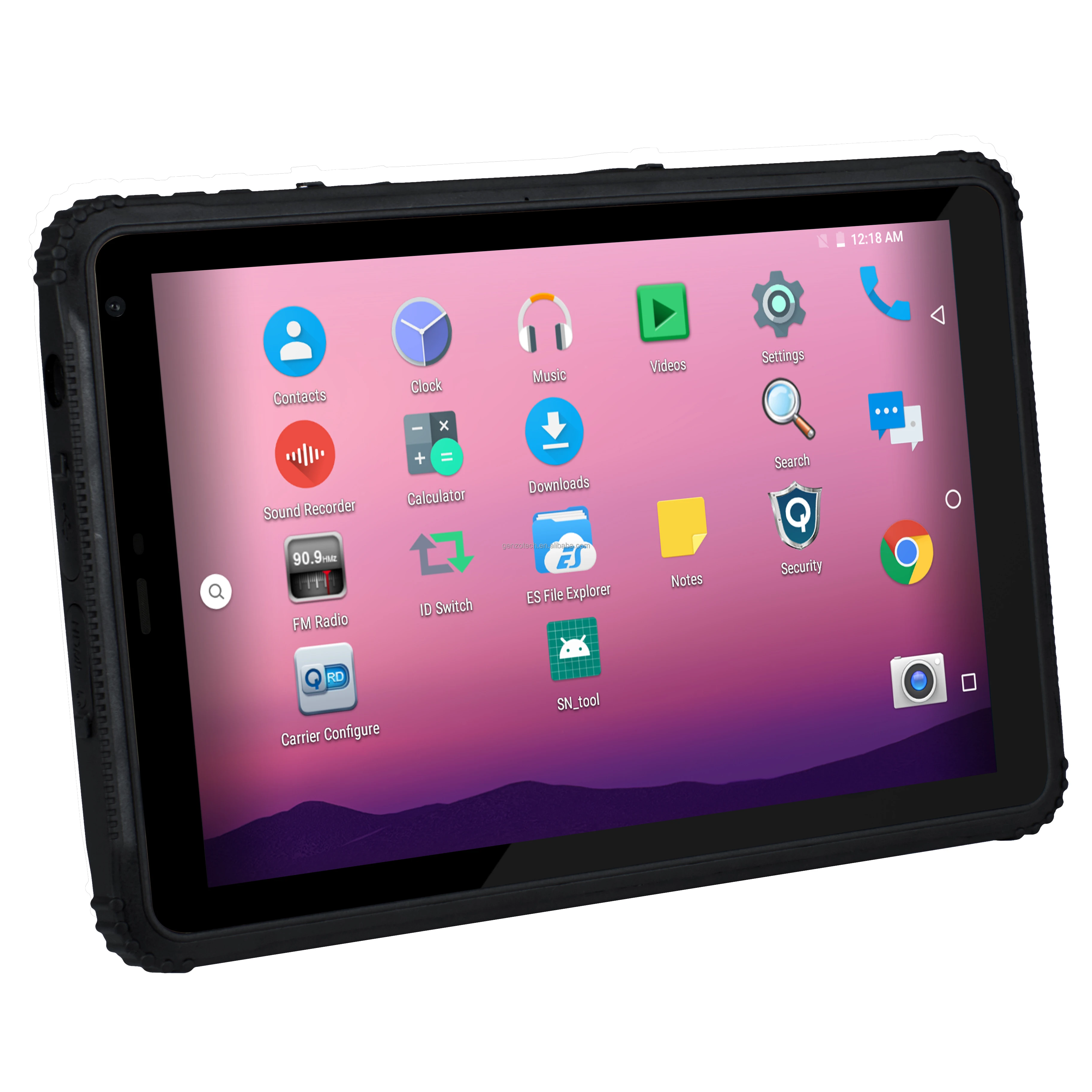 Genzo MT806 industrial ultrathin 4GB RAM/64GB ROM 2D Scanner Android Rugged Tablet 8 inch