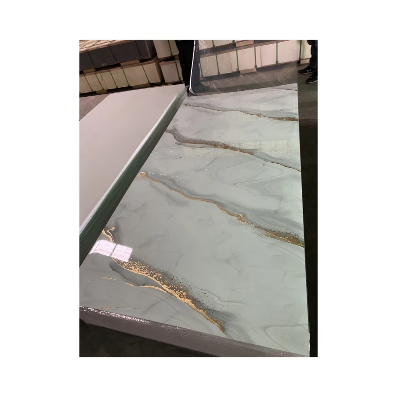 Luxury Interior Decoration Wall Panel PVC Sheet Decor UV Marble Board