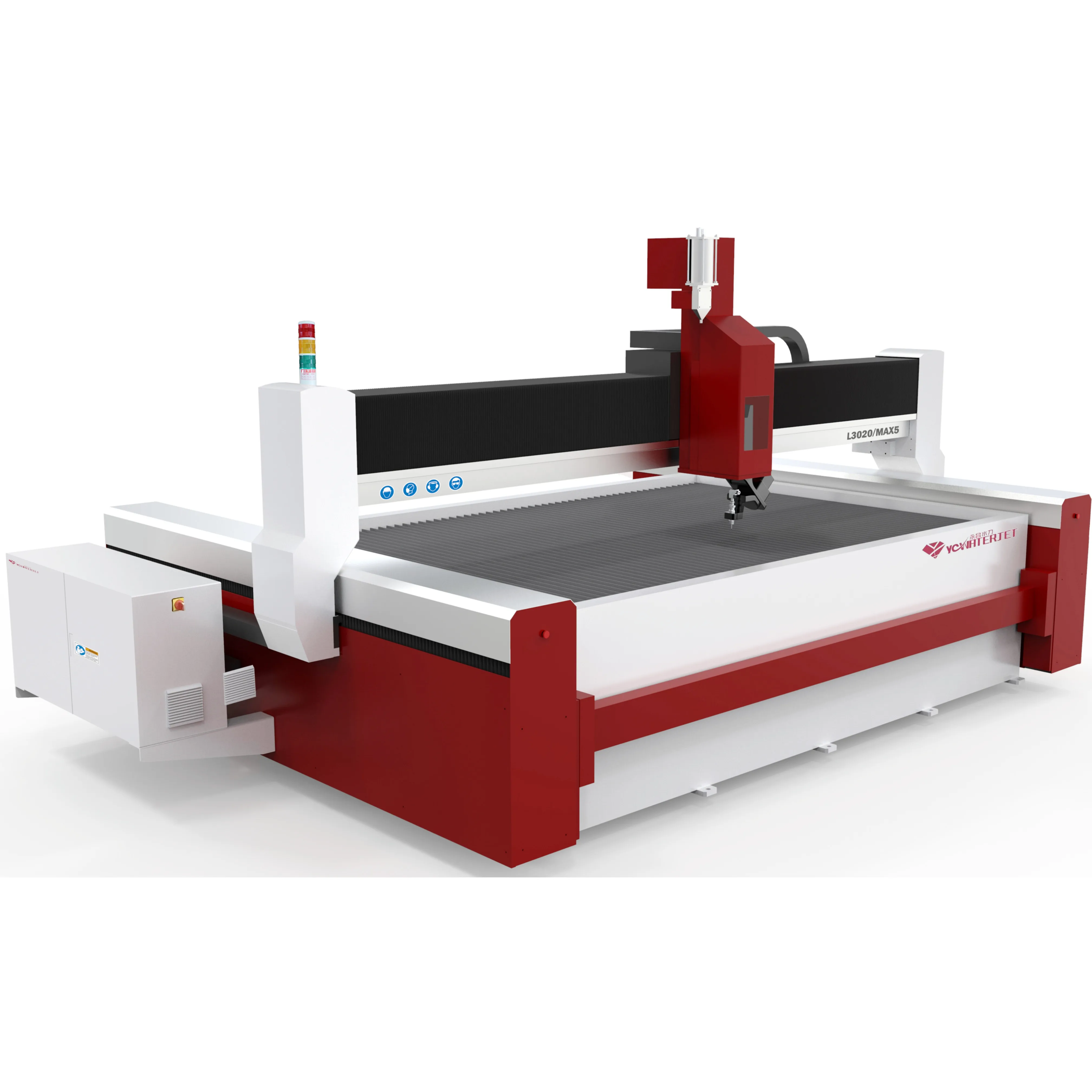 large 5 axis cnc metal large waterjet cutting machine