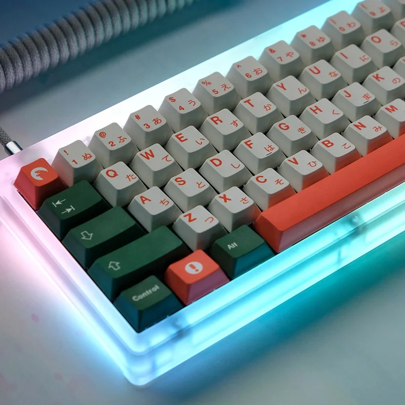 Клавиши PBT с сублимационной печатью GMK Kaiju колпачки для клавиш JP/US вишневым профилем ISO Enter 6U 6.5U 7U