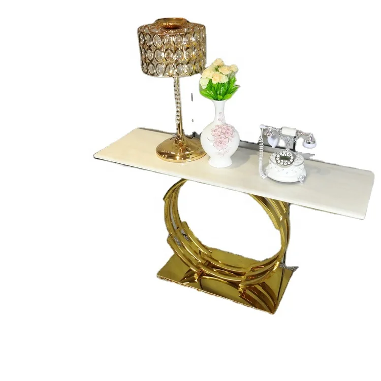 Узкие маленькие милые нержавеющая сталь стол с ногами в форме улитки