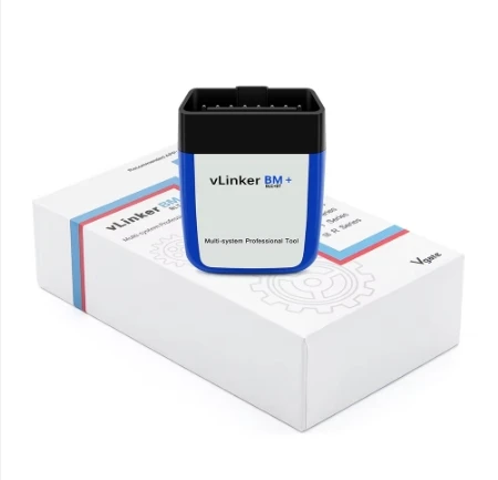 Vgate vLinker BM Plus Bluetooth 4.0 OBDII V2.3 Car Code Reader Diagnostic Tools Android IOS Supporting Car Wash Brushes