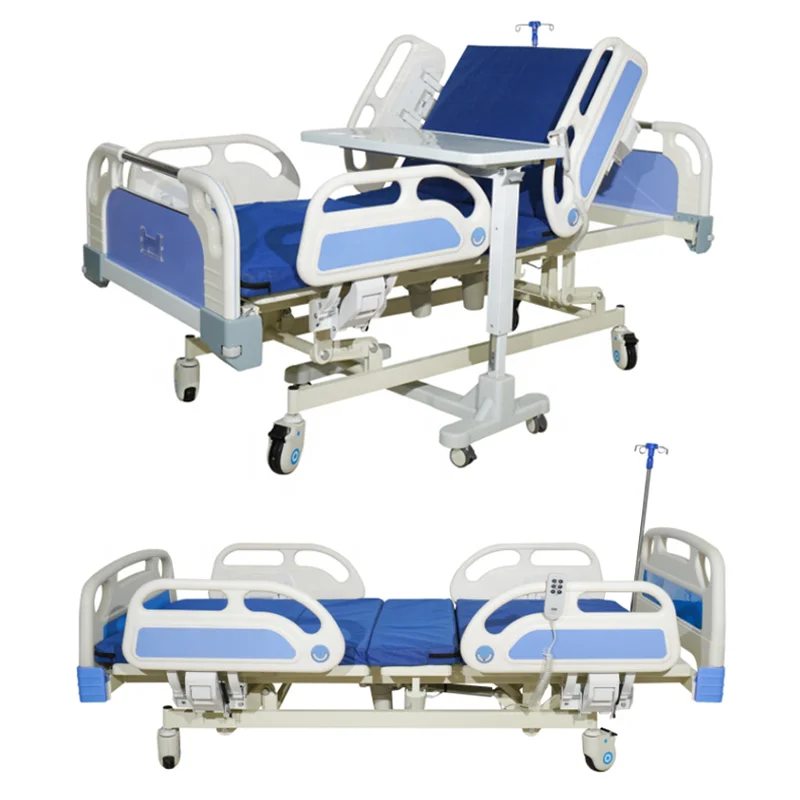 Hospital Furniture Three Functions ICU Adjustable Electric Nursing Hospital Bed