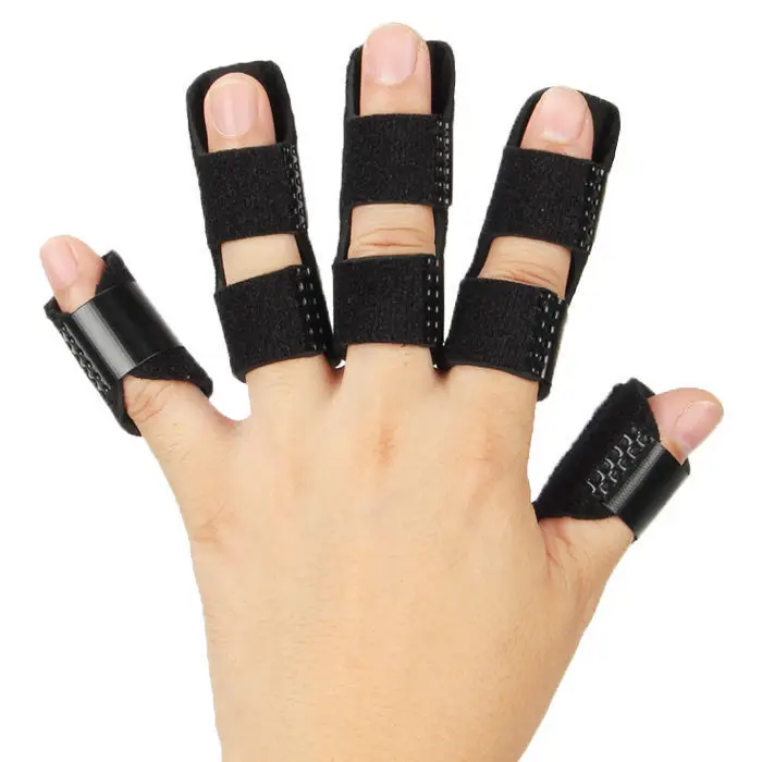 New Medical Finger Support Splint Fracture Joint Dislocation Sprain Correction Rehabilitation Unisex Breathable Logo