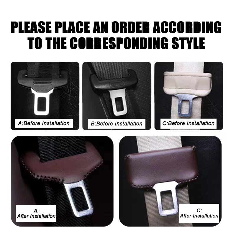 Car seat belt insert protective cover, suede seat safety buckle buckle, anti scratch and anti wear decorative products