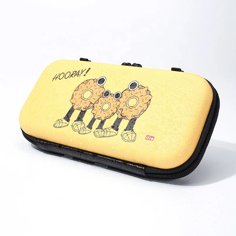 2022 storage bag game machine  handle hard bag for Switch super mario bros double zipper design Portable Handheld Storage Bag