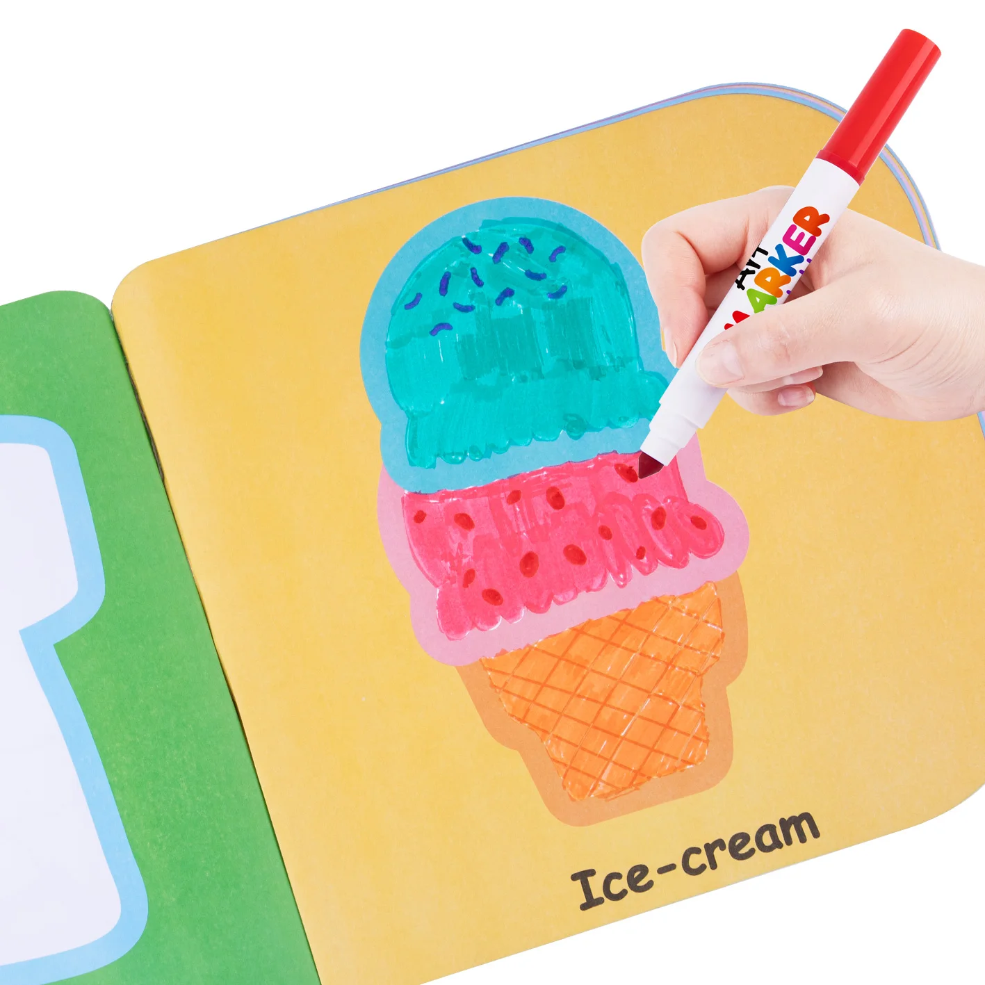 Non-toxic Coloring Book for Children Printing Drawing Toys Sketch Book My Life Magic Painting Kids Play