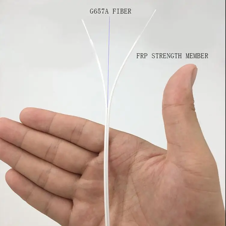 G652d G657a1 G657a2 FTTH 1/2 сердечник падение волоконно-оптического кабеля