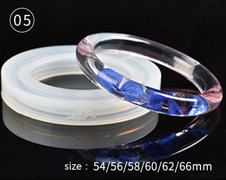 Factory Wholesale Mould for DIY UV Jewelry Bracelet Silicone Epoxy Resin Molds