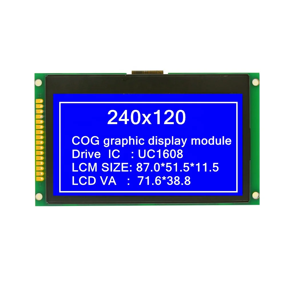 240x120 COG fpc display screen module