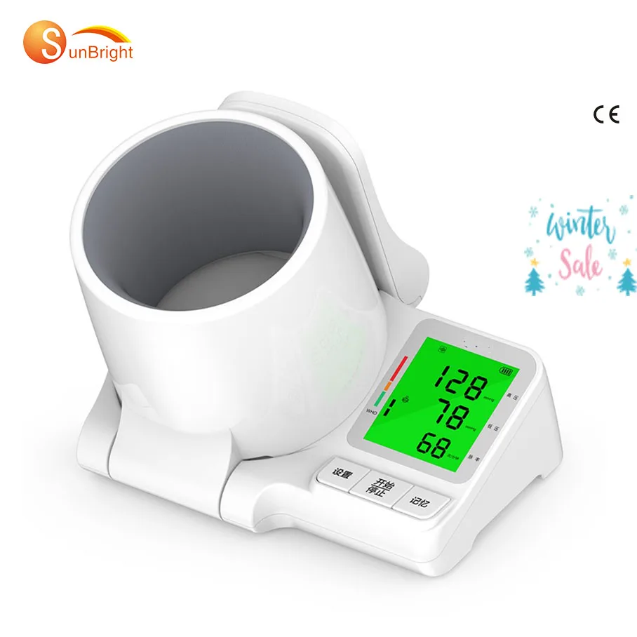 One-key quick measurement Arm tube design blood pressure model