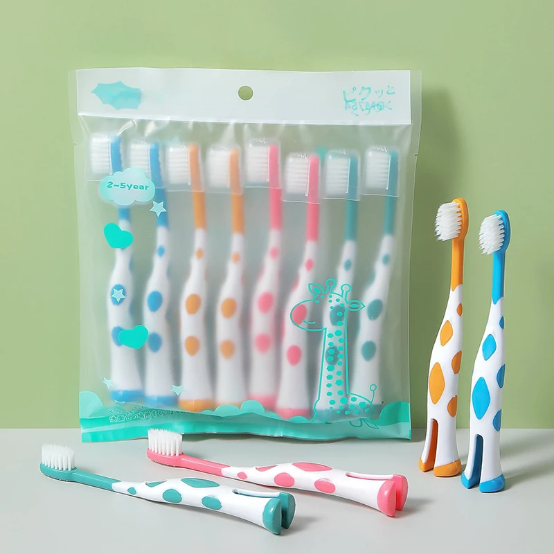 New design Chinese cheap custom plastic kids toothbrush