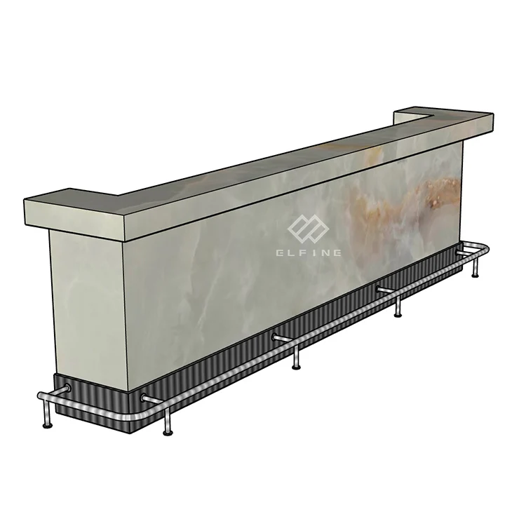 Western style commercial bar counter design nightclub bar counter