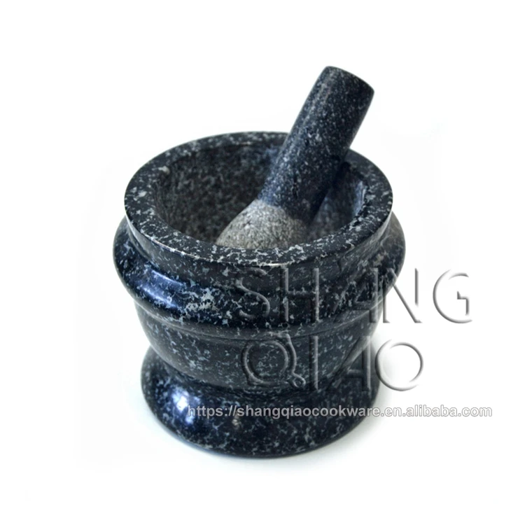 
Granite Mortar and Pestle Kitchen Cooking Herb & Spice Tool 