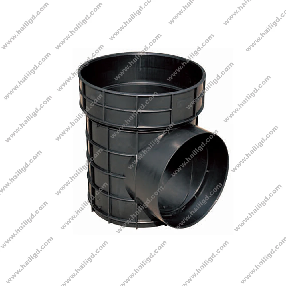 Pe Plastic Inspection Well Drainage pe Inspection Chamber Black Underground Inspection Chamber