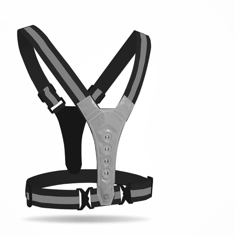 
factory wholesale amazon hot selling outdoor LED reflective safety vest 