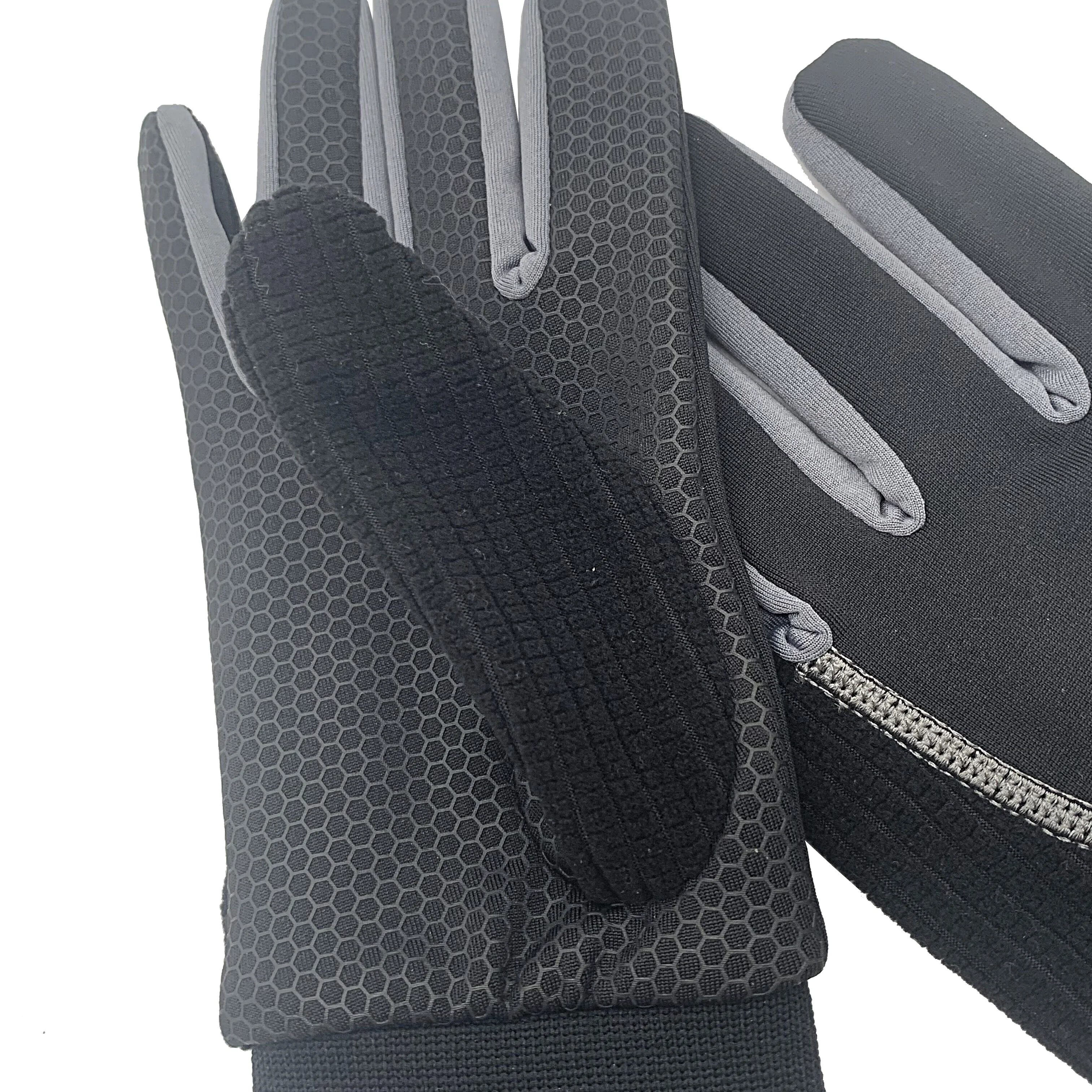 Cotton Glove Crochet Cycling Gloves Mink Fur Mittens