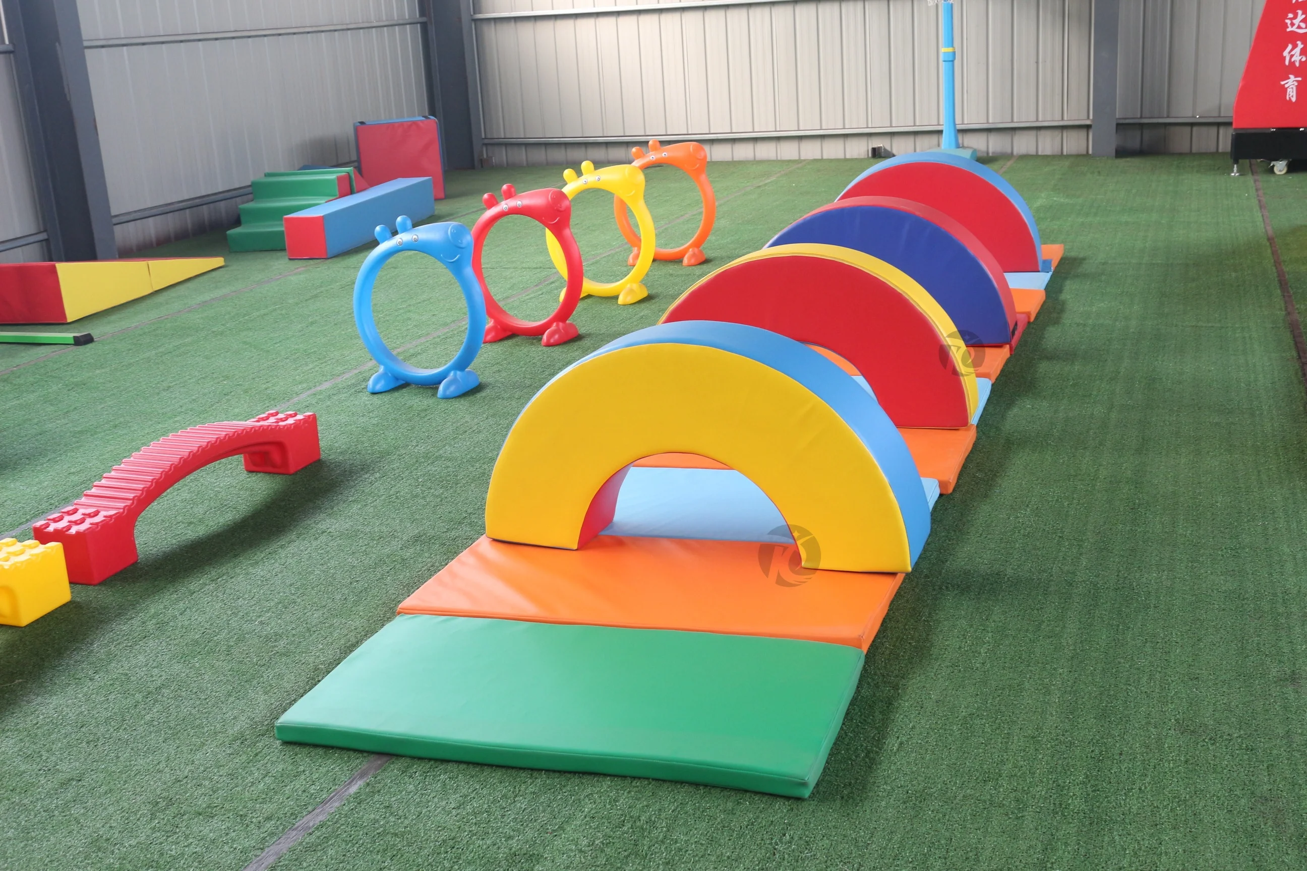 Wholesale children early education indoor sensory training equipment soft play set combination toddler physical fitness