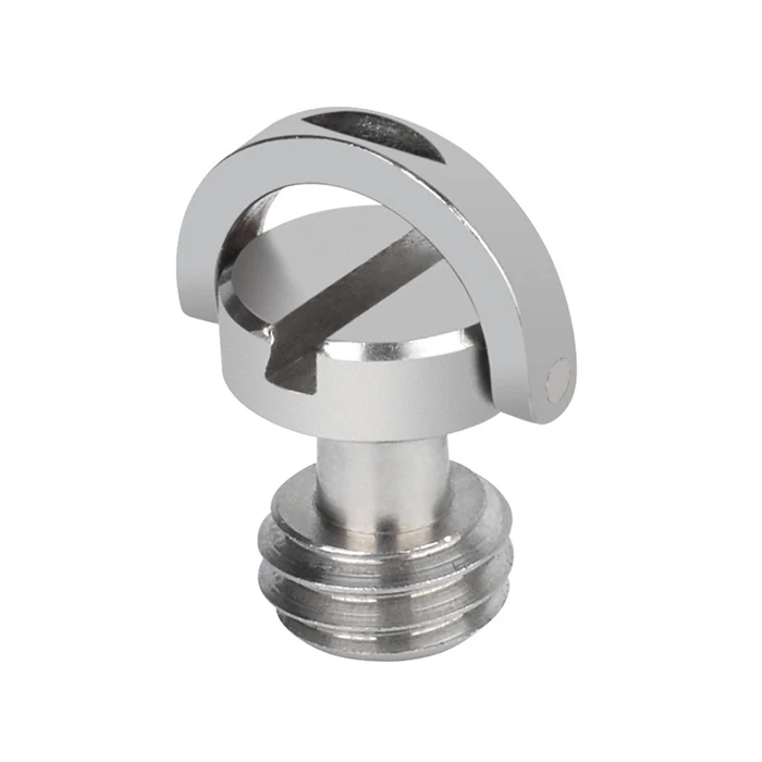 Customized stainless steel 1/4 D ring screw for camera tripod