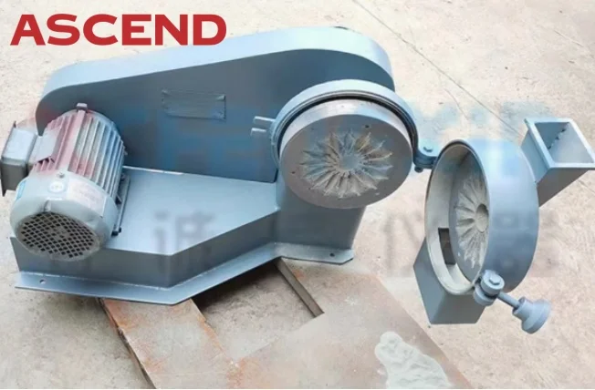 FT-200 FT-250 models aluminium silver iron ore powder making disc pulverizer mill with 50 60 70kg/h capacity in South Africa