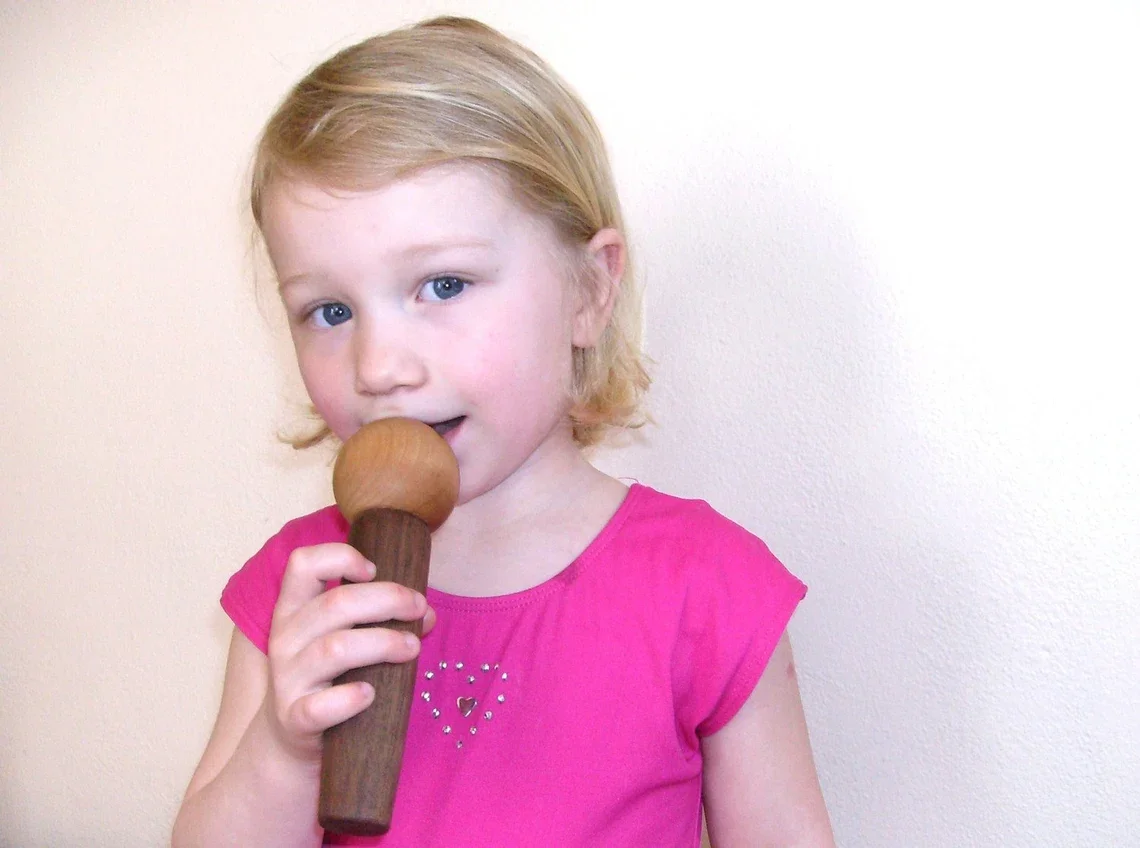 2022 customize High Quality Popular Wooden Music guitar and microphone Factory OEM  Baby Wooden Toy