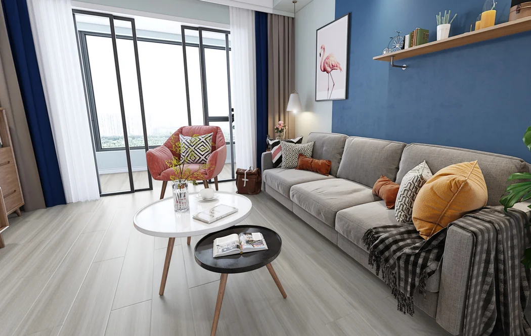 Vinyl tiles wooden texture laminate flooring