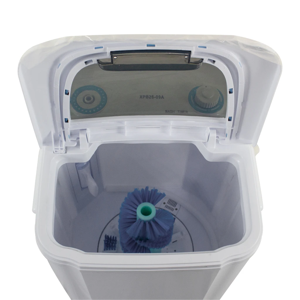 Multifunctional mini shoes and clothes washing machine,semi-automatic small single bucket baby