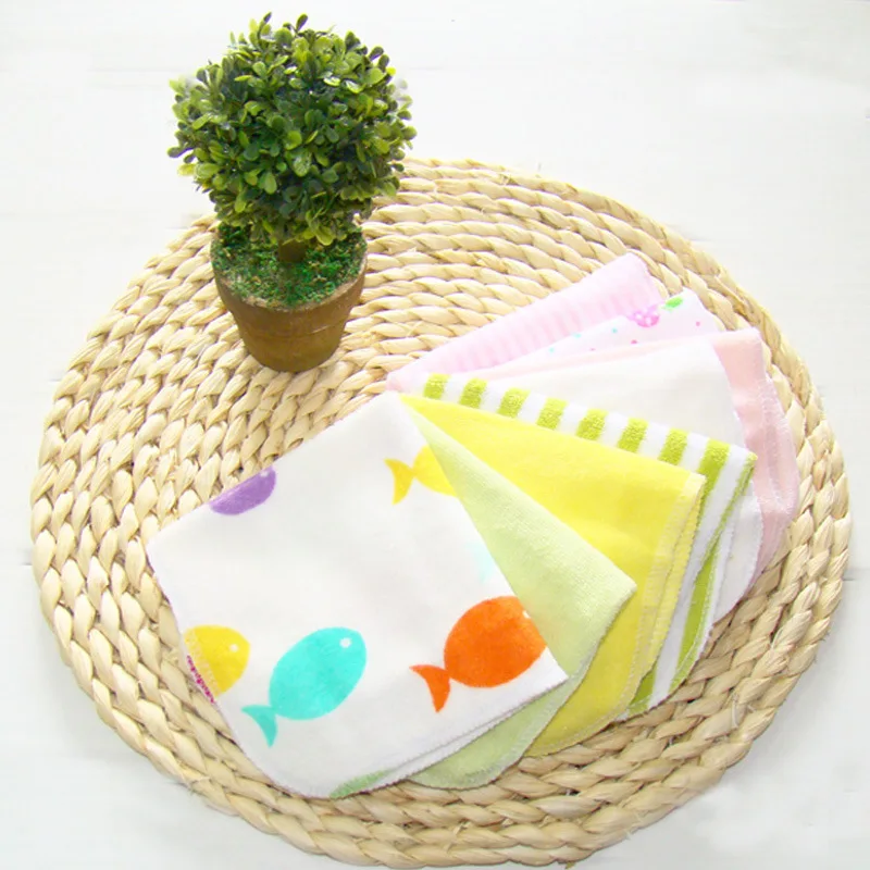 Wholesale Saliva Towel Soft Handkerchief Absorbent Cotton Gauze Small Square Towels For Babies