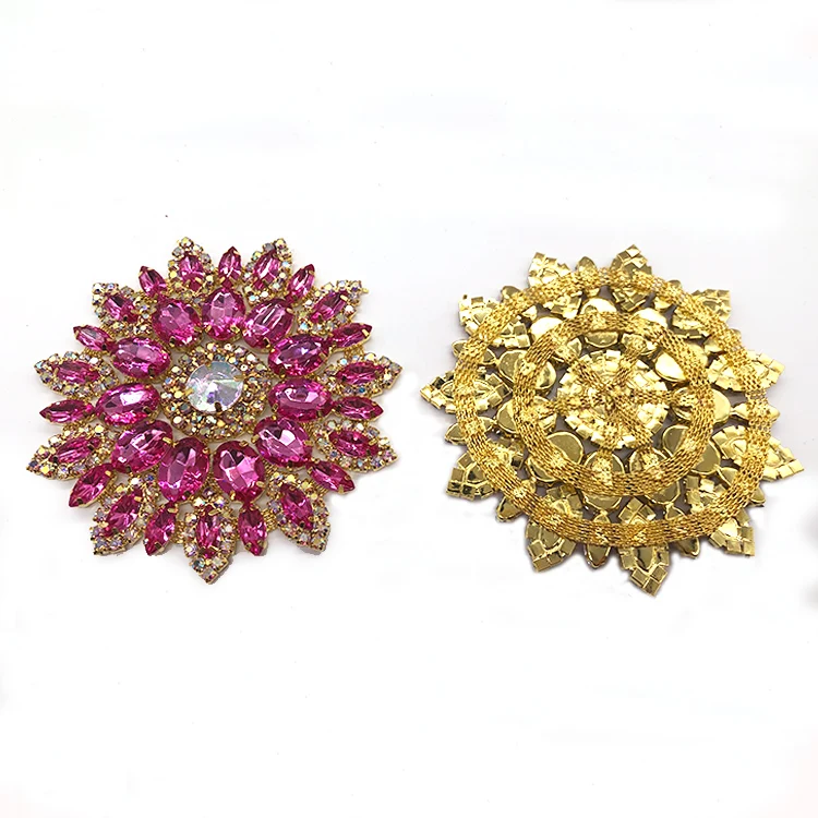 Fucun Jewelry elegant brooches muslim islamic women hijab pins scarf brooches made with crystal