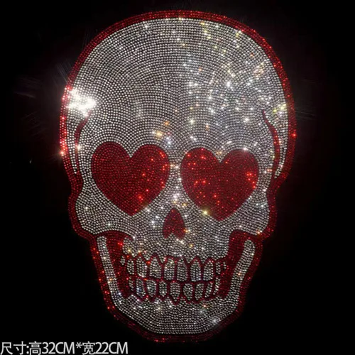 Custom Rhinestone Heat Transfers Bling Stud Strass Diamond Crystal Hotfix Hot Fix Patch For T Shirts