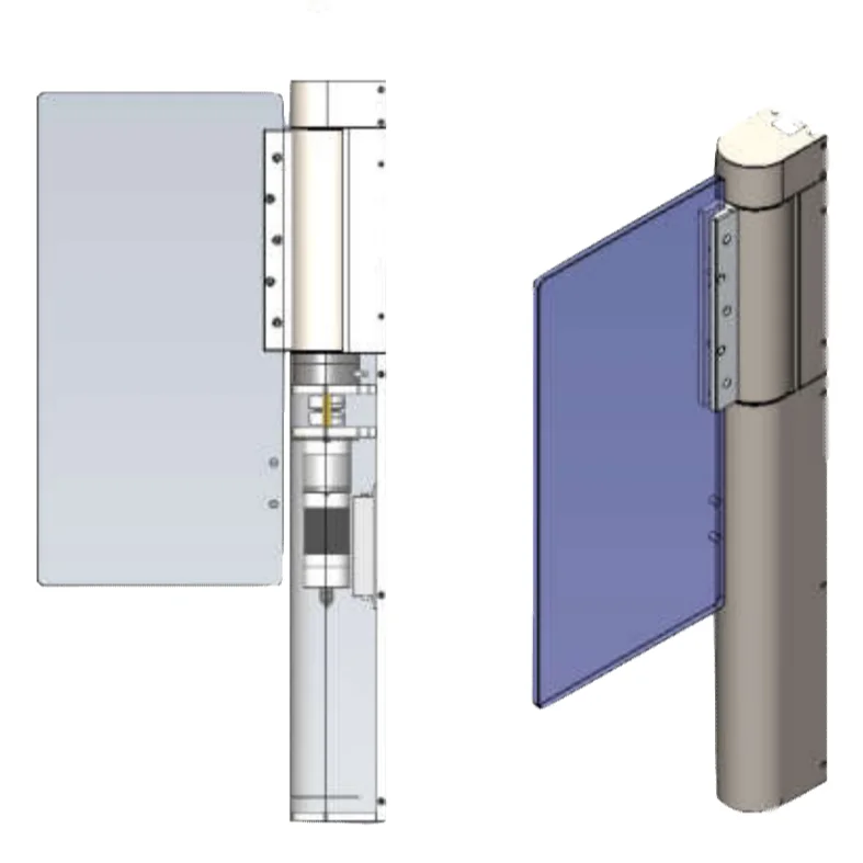 Supermarket turnstile low noise stable and reliable turnstile mechanism gate mechanism 0.3 seconds