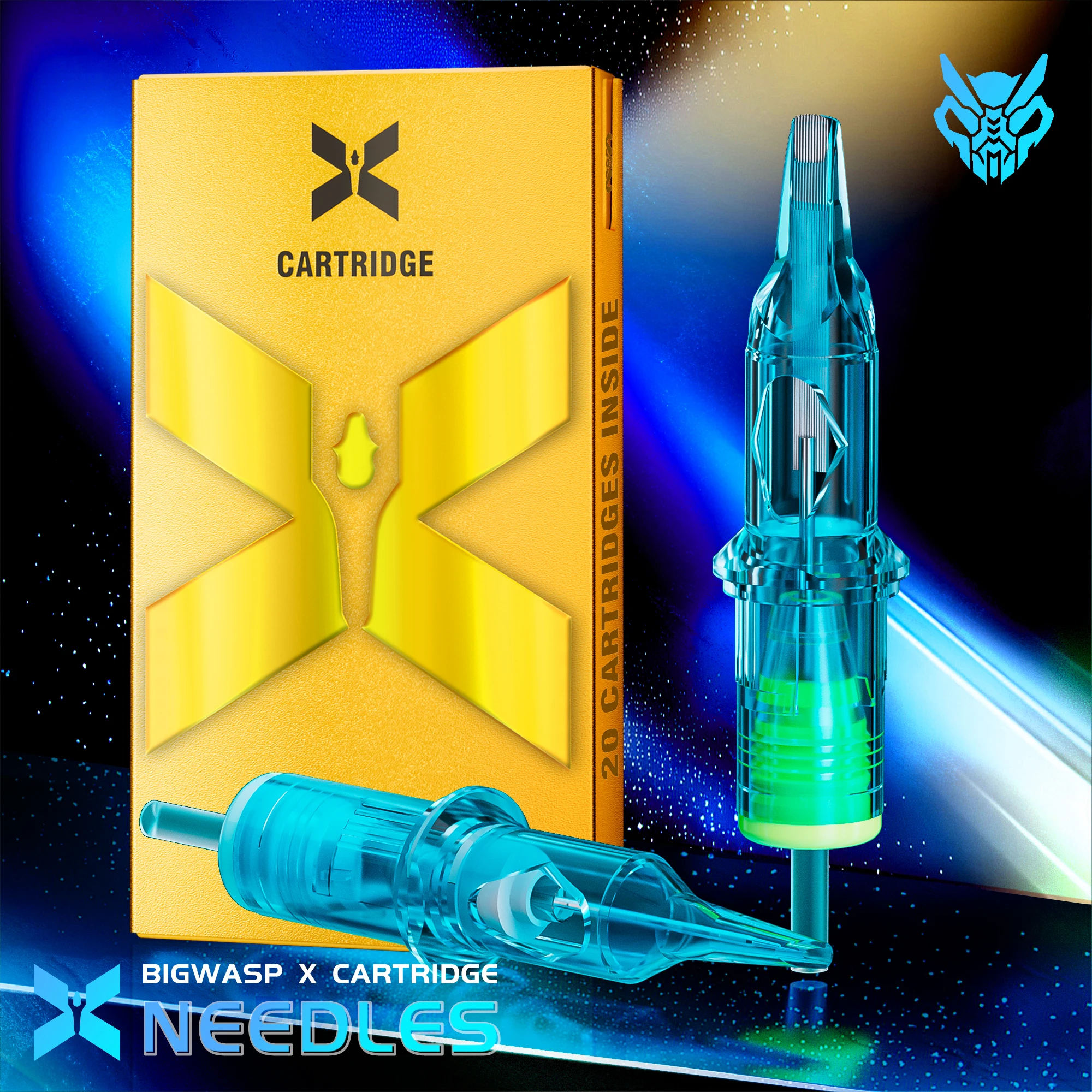 Картриджи для татуировок BIGWASP X 20 шт./коробка OEM ODM изготовленные на заказ иглы