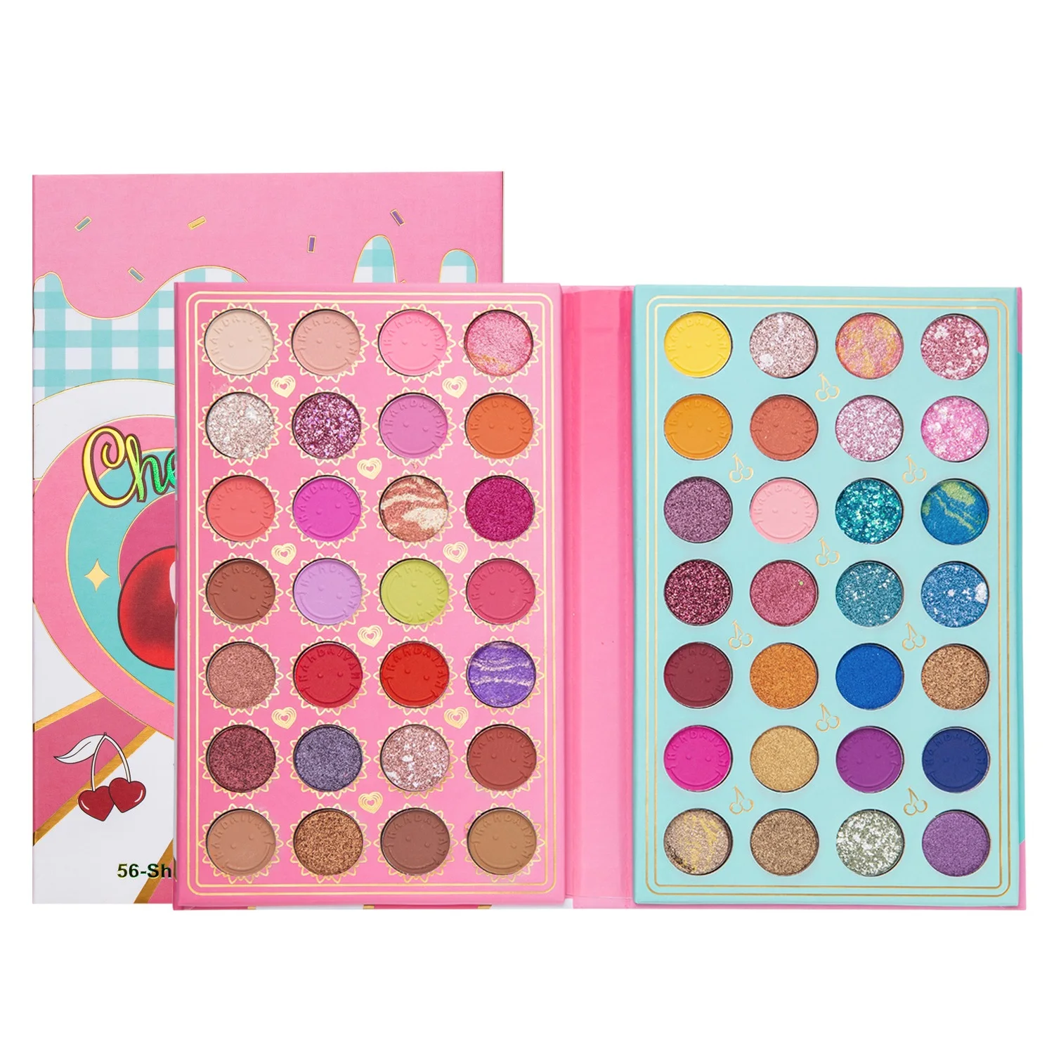 Students stage cosmetics Comic Con Cosplay party pink matte pearl glitter kids eye shadow palette kit eyeshadow sombra de ojos