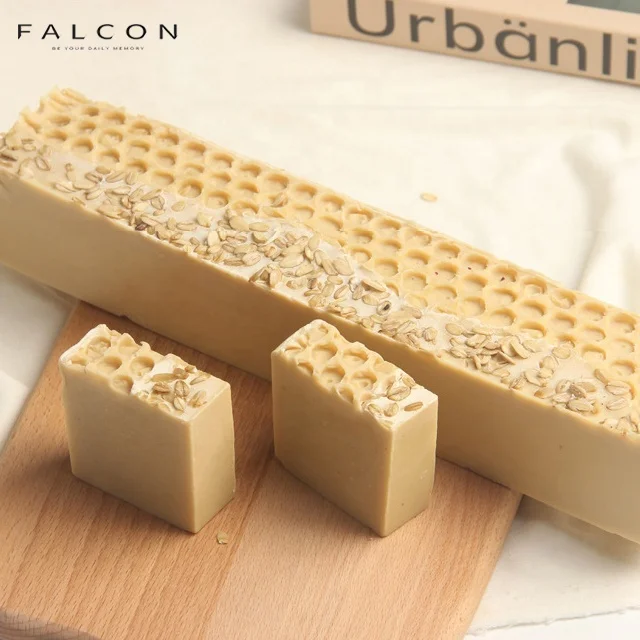 100% Natural Goat Milk Bath Soap Bars Super Mild Kids Care for Hair/Body/Face Oat Milk Honey Handmade Soap Body Shower Soap