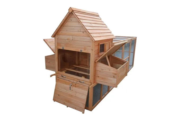 WoodVille High Quality Outdoor Large Wood Chicken Coop Extra Large Pet Cage For Sale