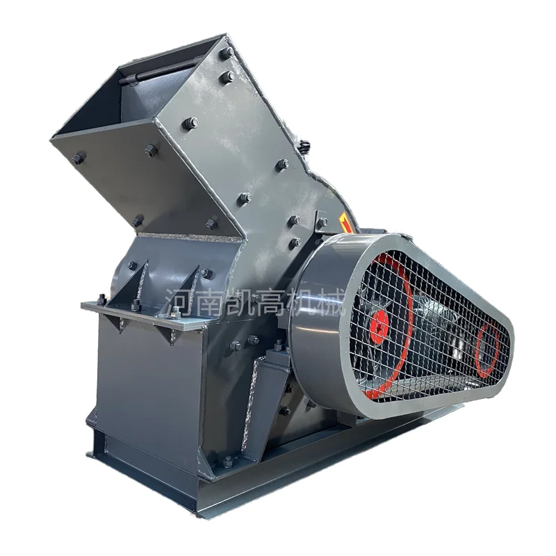 Mobile small sand making machine, concrete block crusher, pebble concrete hammer crusher
