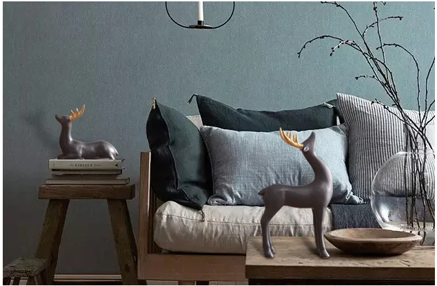 wholesale black and white simple nordic style ceramic decorative for home decor