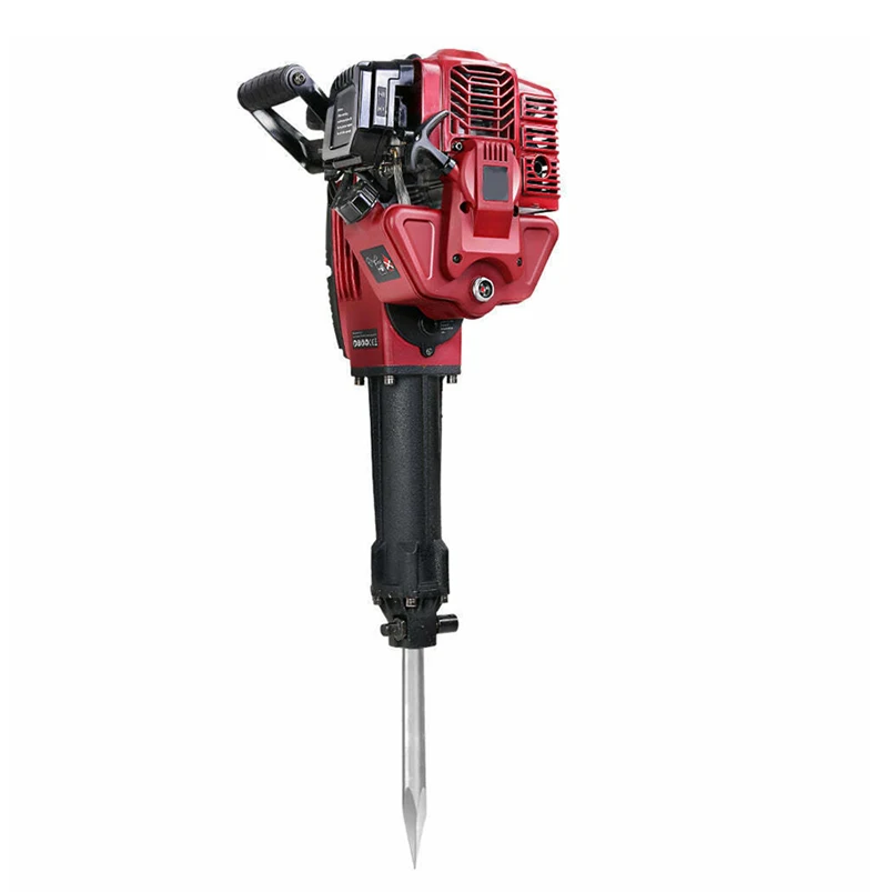 GJH-100-52cc Heavy Duty Concrete Breaker Drills Tool Kit 52cc Gas Gasoline Demolition Jack Hammer