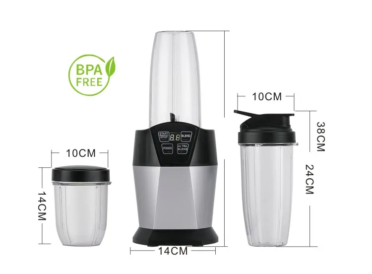 tritan BPA Free jars blender nutri portable personal smoothie blender machine nutri blender